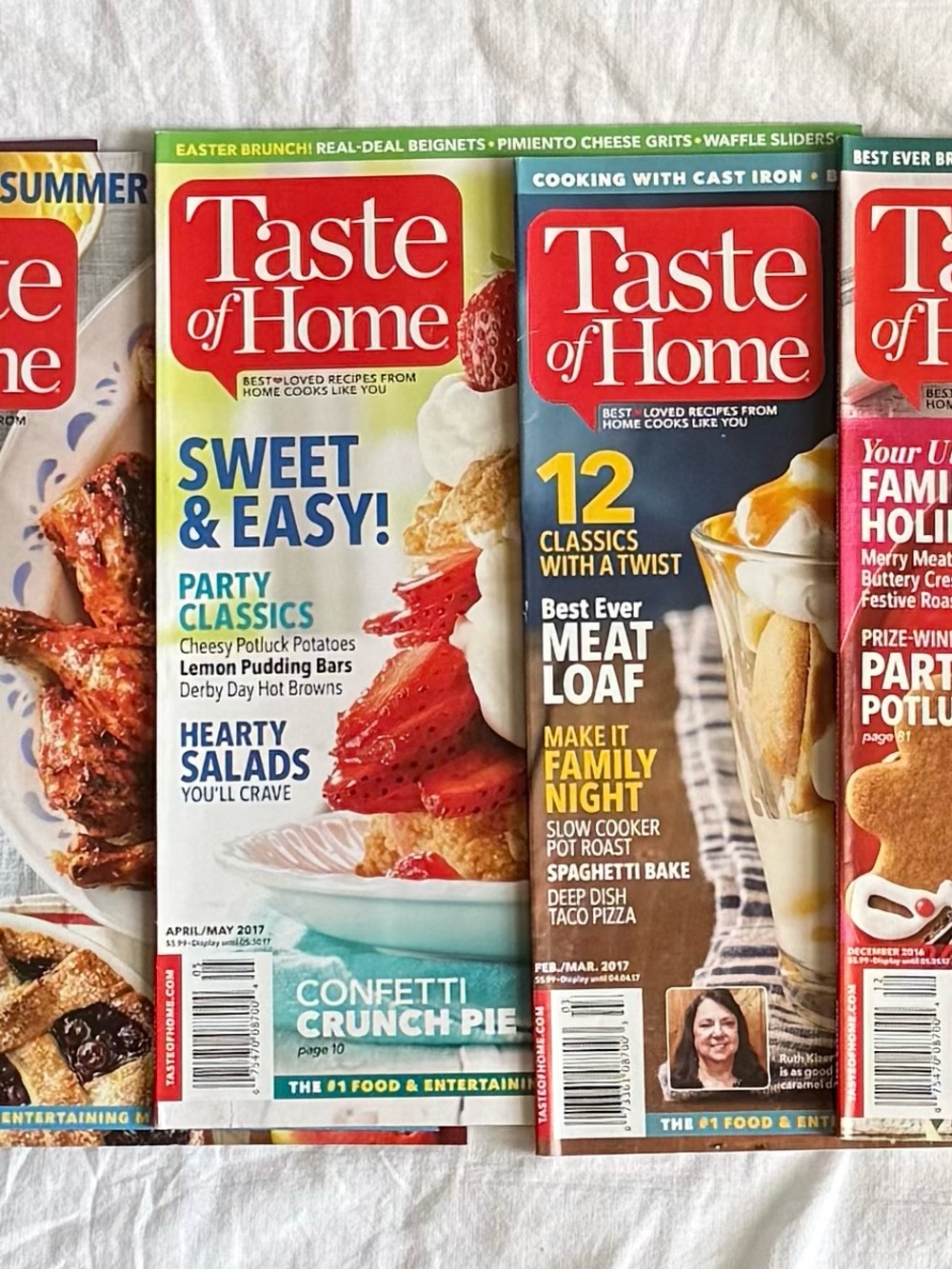 Taste of Home Magazines - Lot of 10- Various
Issues